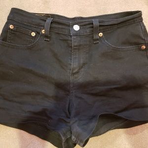 Levi's high waisted shorts
